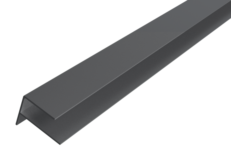 Fiberdeck essential F profilis  dark grey 3 m. 35x45 mm