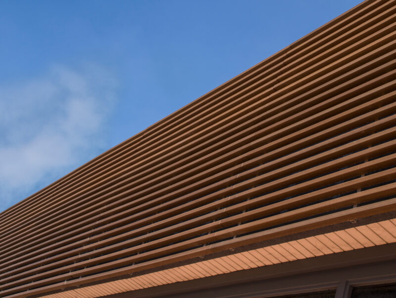 WEO Brise soleil 3,9m. Teak 42x145 mm - Image 5