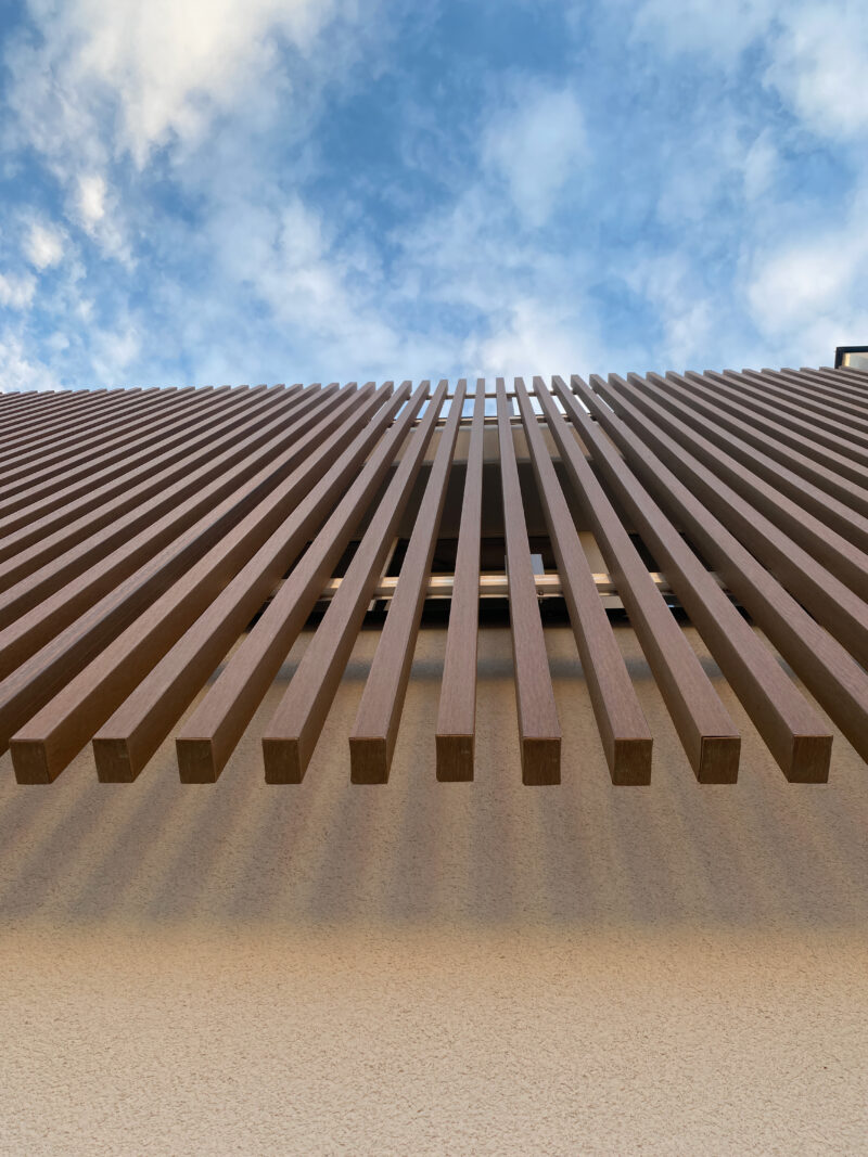 WEO Brise soleil 3,9m. Teak 42x145 mm - Image 7