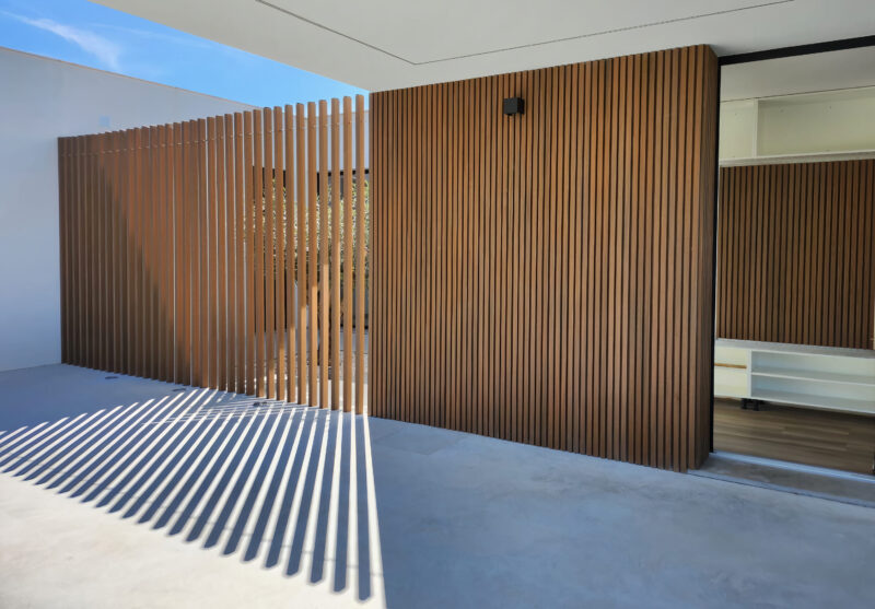 WEO Brise soleil 3,9m. Teak 42x145 mm - Image 4